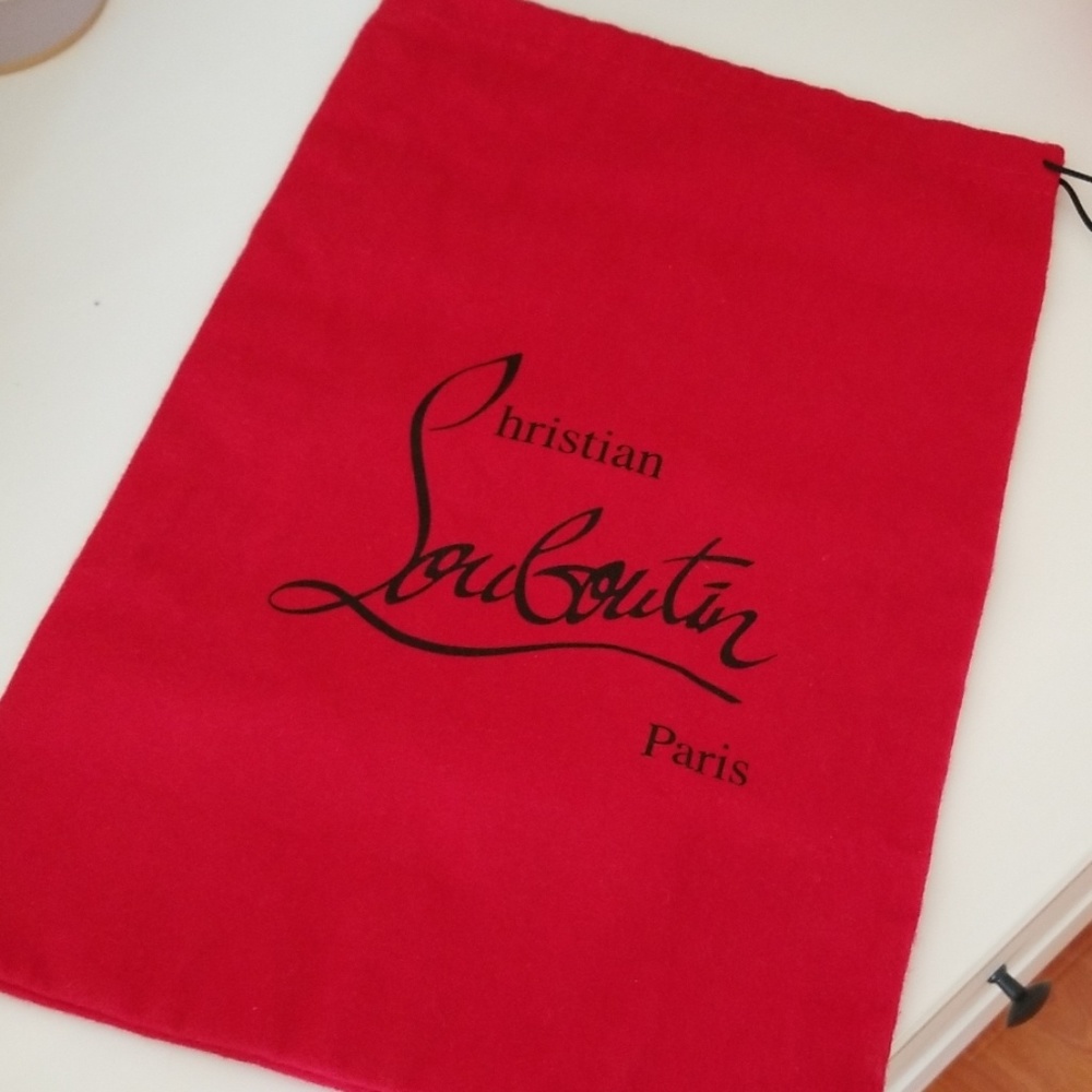 Louboutin shoe bag authentic